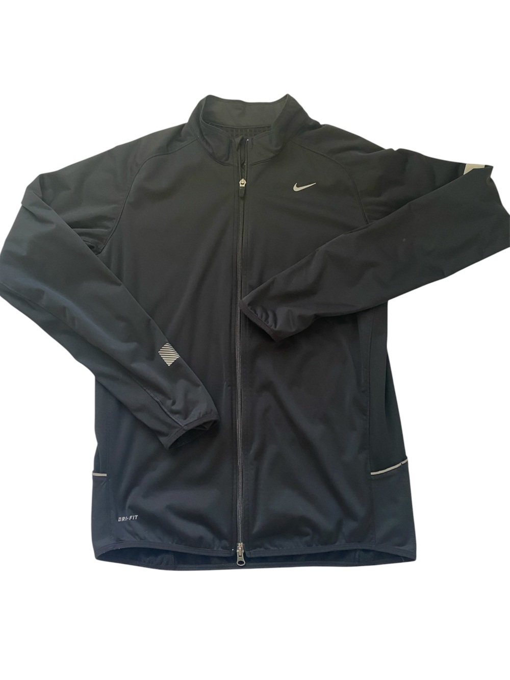 Nike Men’s Black Full-Zip Dri-Fit Performance Jacket